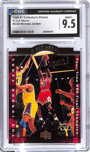 1996-97 Collector's Choice Michael Jordan A Cut Above CA8 CGC 9.5 Bulls