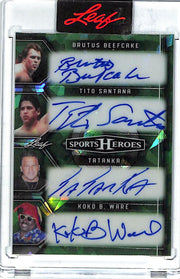 2025 Leaf Sports Heroes Brutus Beefcake Tito Santana Tatanka Koko B Ware Auto Autograph /7