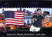 2026 Leaf World Wonders Lionel Messi Blue /49 Argentina