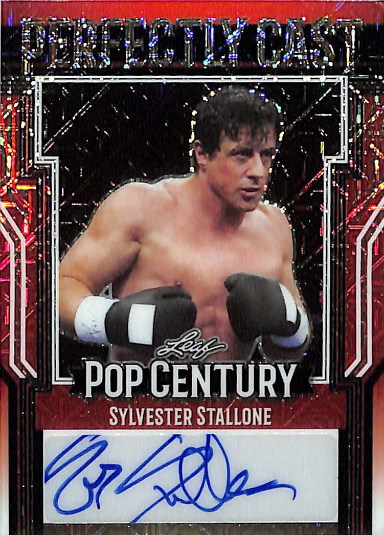 2023 Leaf Pop Century Sylvester Stallone Auto Autograph Rocky Perfectly Cast 1/1