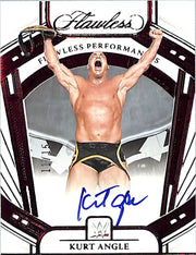 2024 Flawless WWE Kurt Angle Auto Autograph Performers /15
