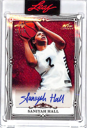 2026 Leaf Art of Sport Saniyah Hall Auto Autograph Rookie RC /35 USC