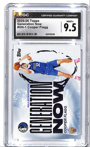 2025-26 Topps Cooper Flagg Generation Now Rookie RC CGC 9.5 Mavericks