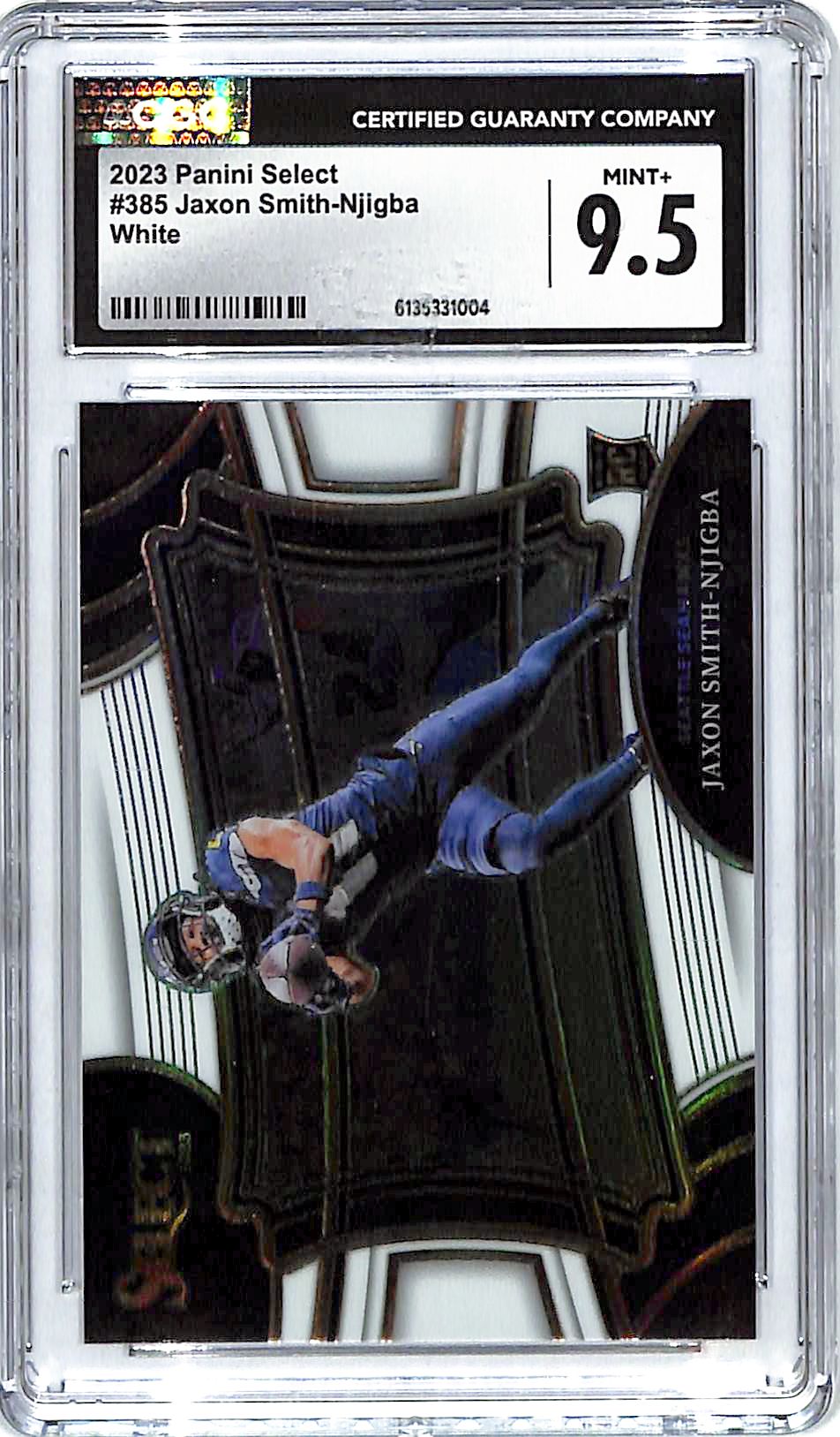 2023 Select Jaxon Smith-Njigba Rookie RC White Field Level /35 CGC 9.5 Seahawks