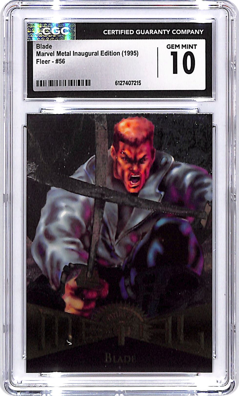 1995 Fleer Marvel Metal Blade #56 CGC 10