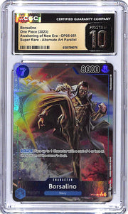 One Piece Awakening of New Era OP05 Borsalino 051 Alternate Art CGC 10 Pristine