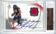 2010 SP Authentic Rob Gronkowski Auto Autograph Rookie RC Jersey Patch BGS 9.5 /499