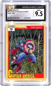 1991 Impel Marvel Universe Series Captain America #54 CGC 9.5