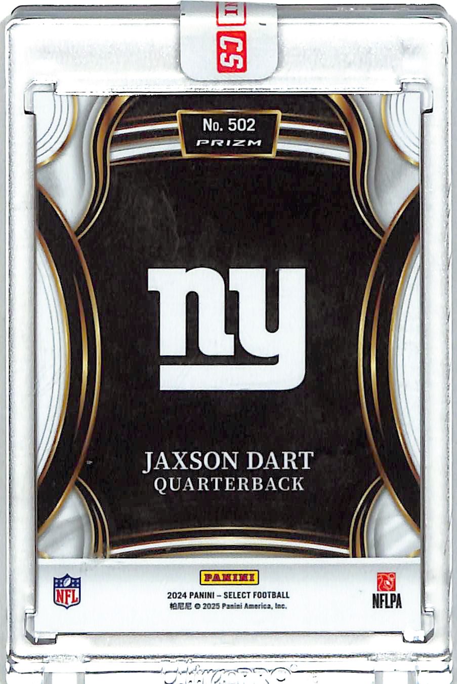 2024 Select Jaxson Dart XRC Rookie RC Silver Giants #502