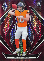 2024 Phoenix Bo Nix Rookie RC Red Hyper /140 Broncos