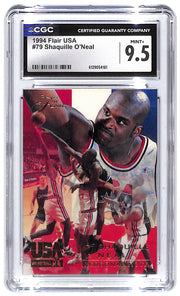 1994 Shaquille O'Neal Flair USA #79 CGC Mint Plus 9.5