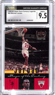1998-99 Upper Deck Century Legends Michael Jordan #83 CGC 9.5 Bulls