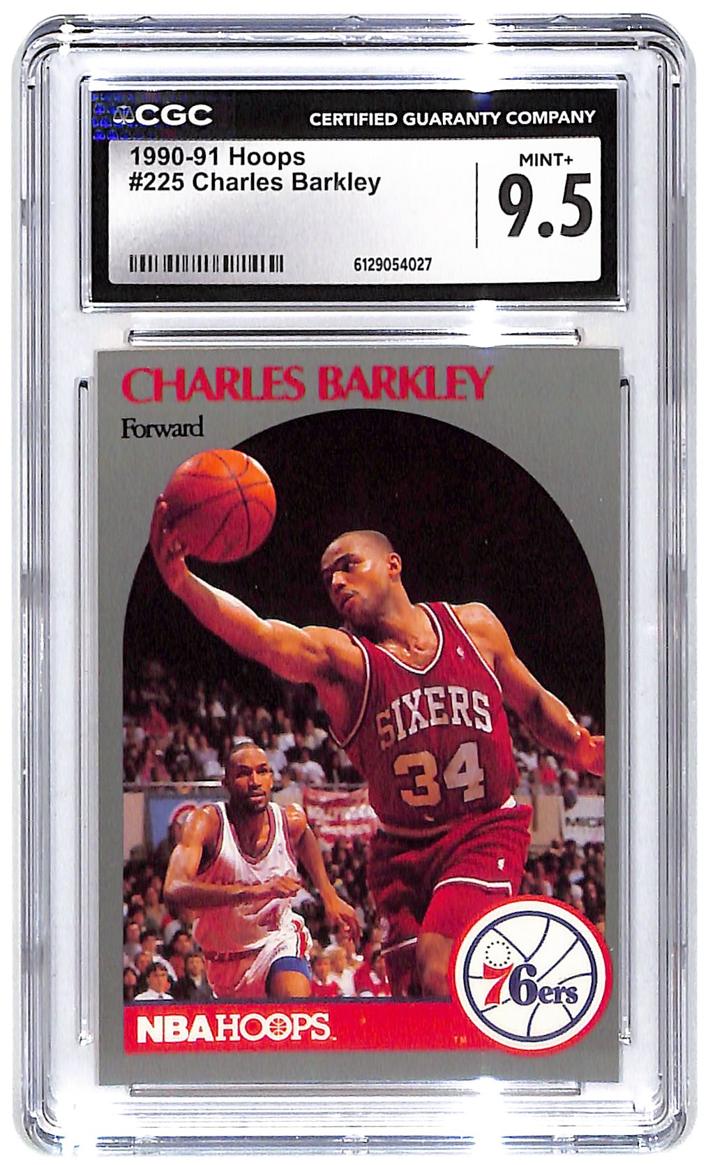 1990-91 Charles Barkley Hoops #225 CGC Mint Plus 9.5