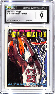 1993-94 Topps Michael Jordan #384 CGC 9 Bulls