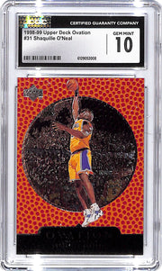 1998-99 Upper Deck Ovation Shaquille O'Neal #31 CGC 10 Lakers