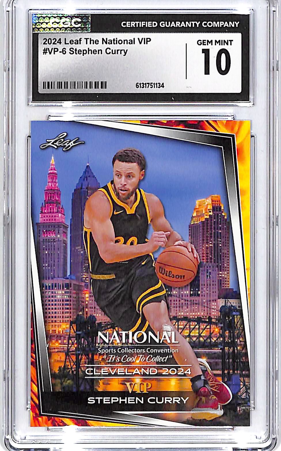 2024 Leaf National VIP Stephen Curry CGC 10 Warriors