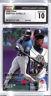 1995 Fleer Ken Griffey Jr #269 CGC 10 Mariners