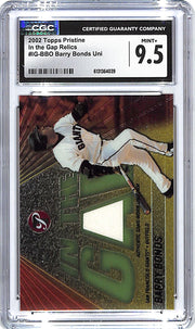 2002 Topps Pristine Barry Bonds In The Game Relics Jersey CGC 9.5 Giants