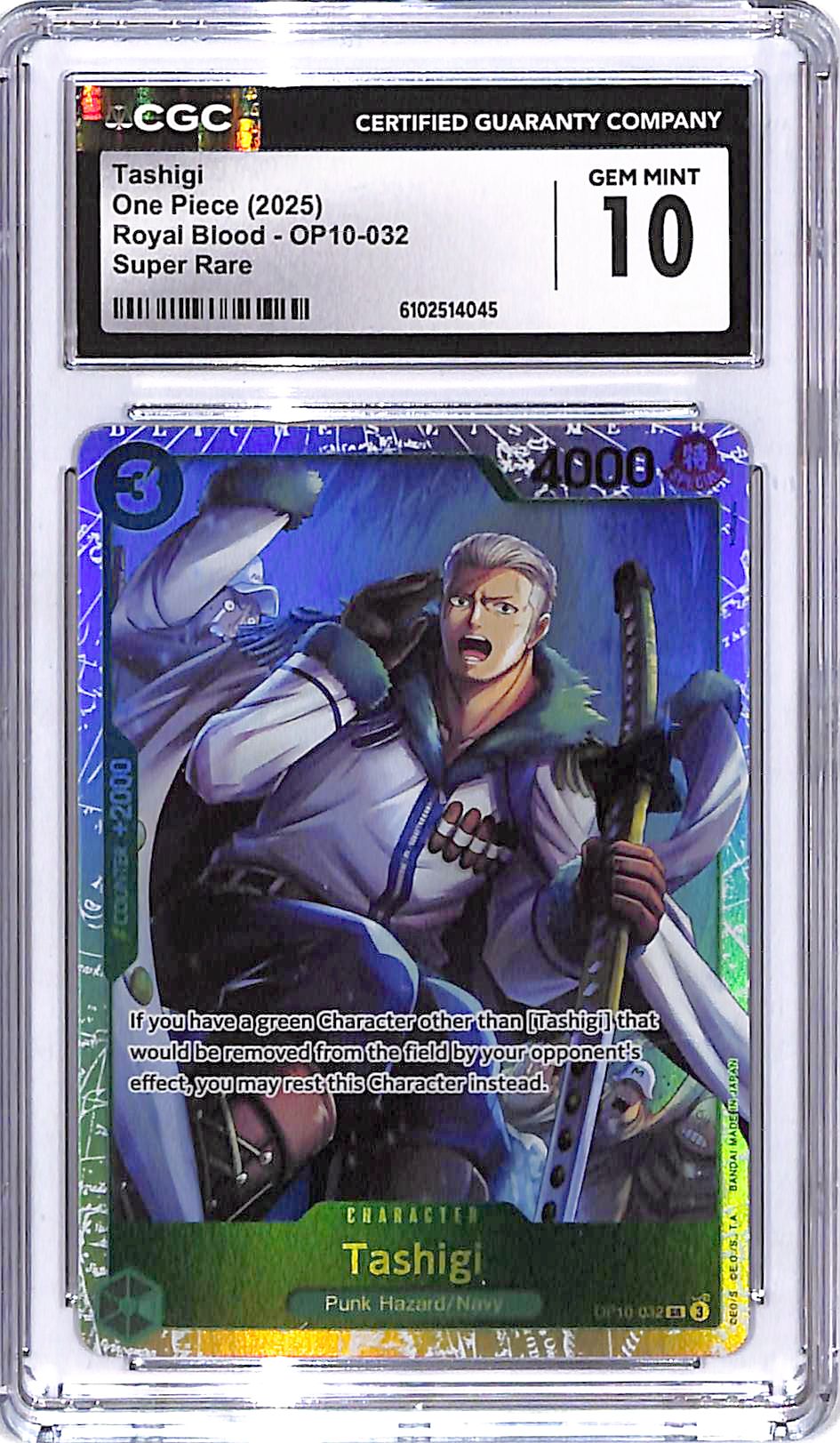 One Piece Royal Blood OP10 Tahiti 032 CGC 10
