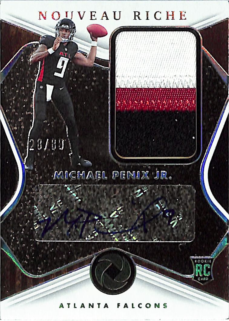 2024 Gold Standard Michael Penix Jr Auto Autograph Rookie RC Patch Jersey /89 RPA Falcons