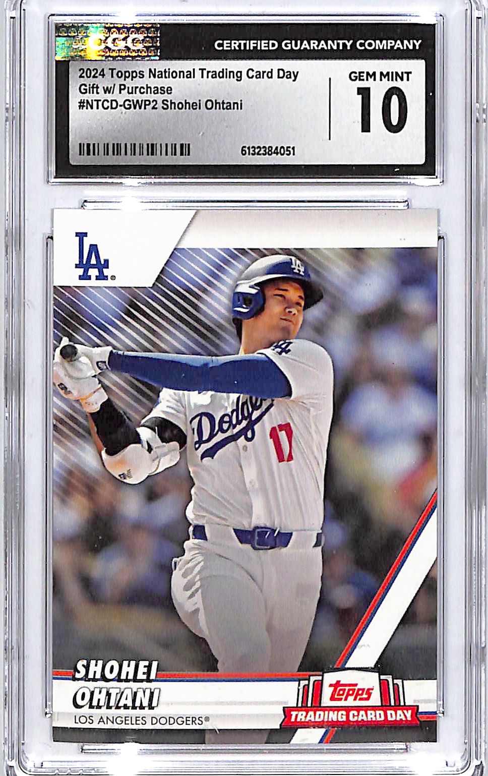 2024 Topps National Trading Card Day Shohei Ohtani CGC 10 Dodgers