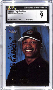 1999-00 Fleer Tradition Steve Francis Rookie RC #211 CGC 9 Grizzlies
