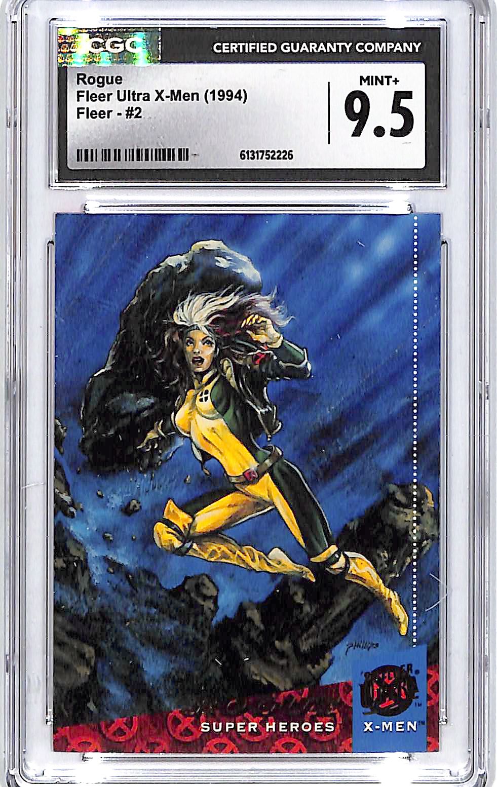 1994 Fleer Ultra X-Men Rogue #2 CGC 9.5