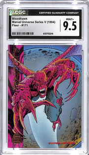1994 Fleer Marvel Universe Series Bloodhawk #171 CGC 9.5