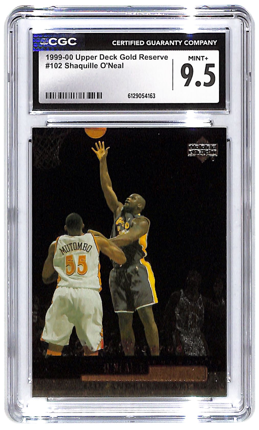 1999-00 Shaquille O'Neal UD Gold Reserve #102 CGC Mint Plus 9.5