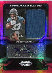 2025 Certified Bhayshul Tuten Auto Autograph Rookie RC Patch Jersey Pink /299 Jaguars RPA