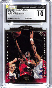 1996-97 Collector's Choice Michael Jordan A Cut Above #CA2 CGC 10 Bulls