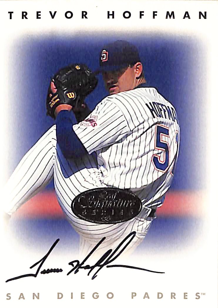 1996 Leaf Signature Series Trevor Hoffman Auto Autograph Padres