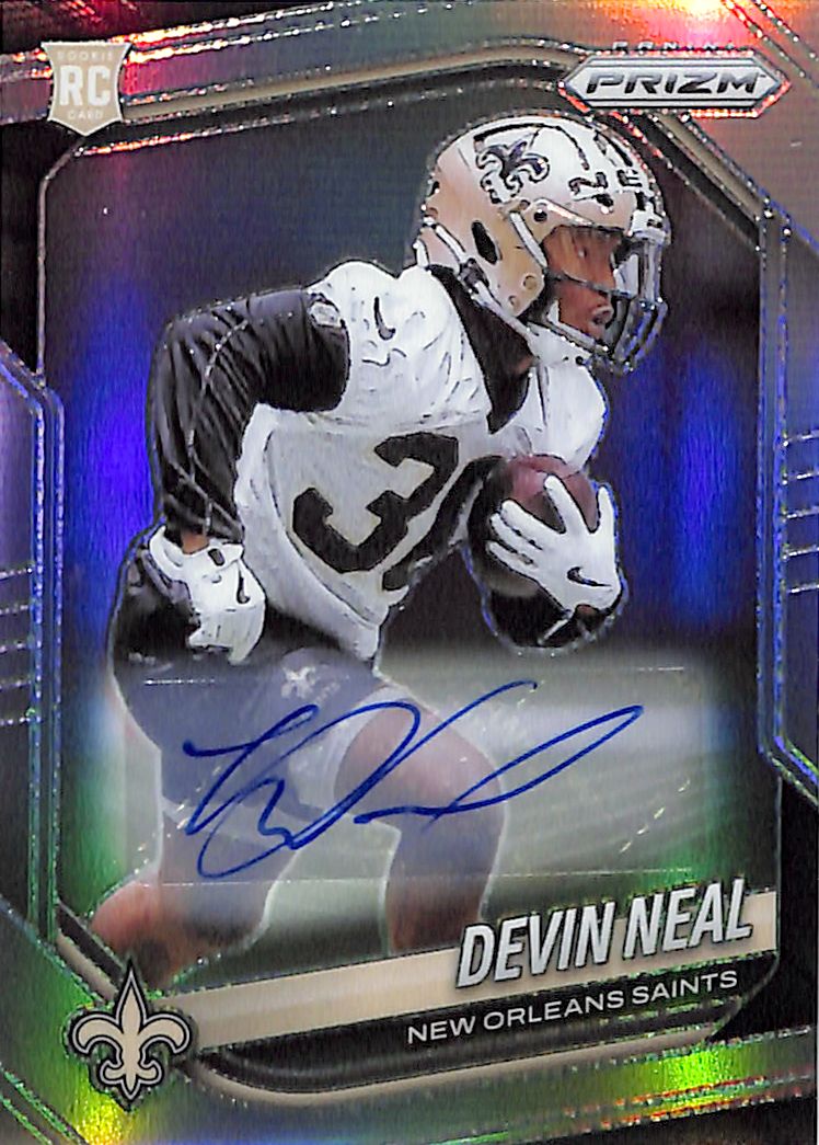 2025 Prizm Devin Neal Auto Autograph Rookie RC Silver Saints