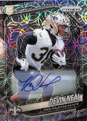 2025 Prizm Devin Neal Auto Autograph Rookie RC Choice Scope /100 Saints