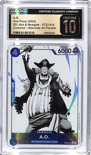 One Piece SD Ace & Newgate ST22 A.O. 014 Alternate Art CGC 10 Pristine