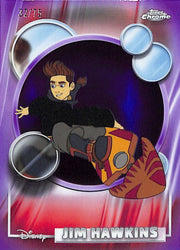 2026 Topps Chrome Disney Jim Hawkins Purple Refractor /75