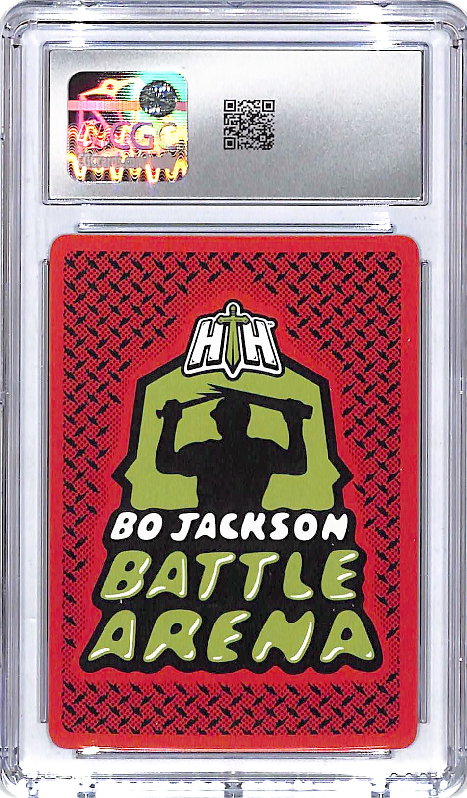 Bo Jackson Battle Arena Tecmo Bowl Skatter First Edition Helmet Icon Battlefoil CGC 9.5
