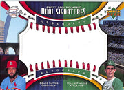 2007 Upper Deck Sweet Spot Classic Bruce Sutter Rollie Fingers Auto Autograph Dual /50