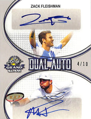 2018 Leaf Grand Slam Zack Fleishman Mardy Fish Auto Autograph Dual /10