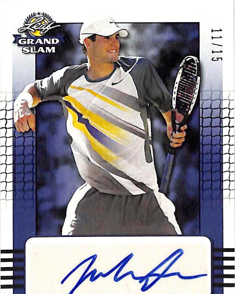 2018 Leaf Grand Slam John Isner Auto Autograph /15