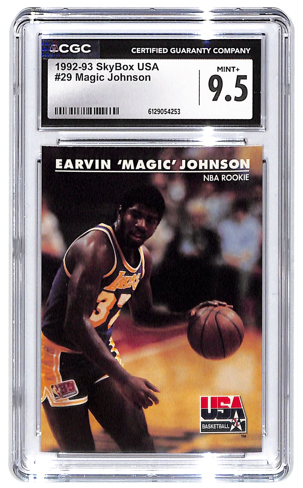 1992-93 Magic Johnson Skybox USA #29 CGC Mint Plus 9.5