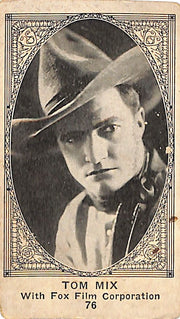 Tom Mix Vintage Cigarettes Tobacco Card