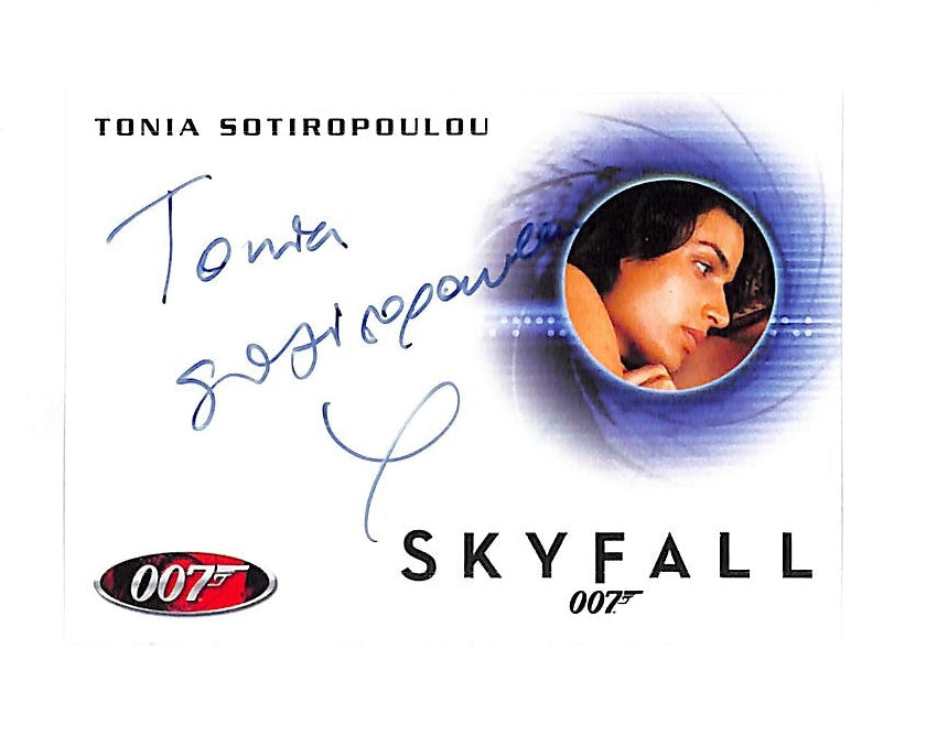 2013 James Bond Skyfall 007 Tonia Sotiropoulou Auto Autograph Bond's Lover