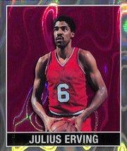 2025 Leaf 15th Anniversary Julius Erving Mini Pink lava /8 76ers