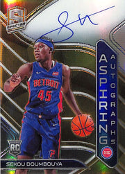 2019-20 Spectra Sekou Doumbouya Auto Autograph Rookie RC Gold /10 Pistons