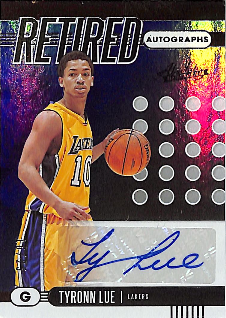 2019-20 Absolute Tyronn Lue Auto Autograph Retired /25 Lakers