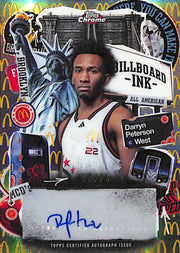 2025 Topps Chrome Mcdonalds All American Darryn Peterson Auto Autograph /75