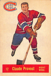 1957 Parkhurst Claude Provost Rookie RC Canadians