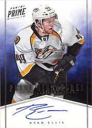 2012-13 Panini Prime Ryan Ellis Auto Autograph /99 Predators
