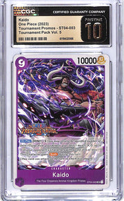 One Piece Tournament Promos Tournament Pack Vol 5 ST04 Kaido 003 CGC 10 Pristine